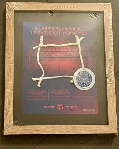 FC Barcelona - Camp Nou - Doelnet - Genummerd, Verzamelen, Sportartikelen en Voetbal, Nieuw, Ophalen of Verzenden
