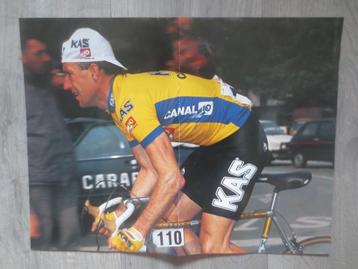 wielerposter  team kas   mavic  sean kelly, Envoi, Comme neuf