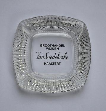 Vintage reklame asbak - Van Liedekerke Haaltert beschikbaar voor biedingen