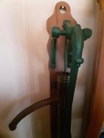 Koperen pomp, op stevig hout gemonteerd., Antiek en Kunst, Ophalen