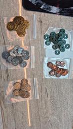 Metalen munten -metal coins, Hobby en Vrije tijd, Gezelschapsspellen | Overige, Een of twee spelers, Ophalen of Verzenden, Zo goed als nieuw