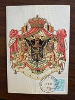 Postzegel op postkaart, op datum van uitgave. Perfecte staat, Timbres & Monnaies, Timbres | Europe | Belgique, Autre, Enlèvement