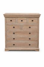 Massieve houten ladekast – landelijke stijl – ca. 120 x 110, Huis en Inrichting, Kasten | Ladekasten, Ophalen