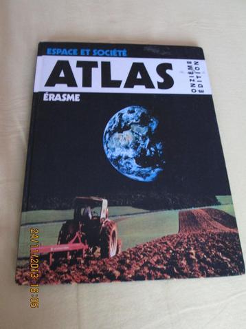 Atlas Erasme Espace et Société. disponible aux enchères