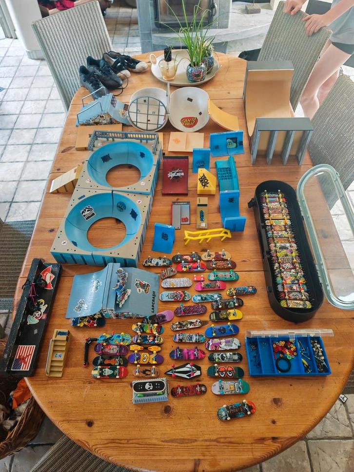 gigantisch lot Tech Deck fingerskateboarding, Kinderen en Baby's, Speelgoed | Overig, Zo goed als nieuw, Ophalen of Verzenden