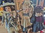 3 porseleinen poppen, Antiek en Kunst, Ophalen of Verzenden