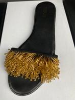 Elegante slippers maat 39/40, Zwart, Ophalen of Verzenden, Zo goed als nieuw, Slippers