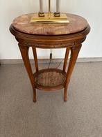 Klein bijzet tafeltje met marmeren blad, Antiek en Kunst, Ophalen