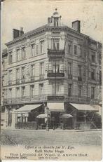 antwerpen -cafe Victor Hugo, Ophalen of Verzenden, Voor 1920, Gelopen, Antwerpen
