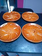 4 assiettes à huîtres " Salins de France", Enlèvement ou Envoi, Comme neuf