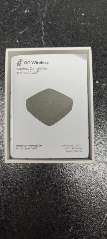 AAWireless - Dongle automatique Android sans fil, Enlèvement ou Envoi, Comme neuf