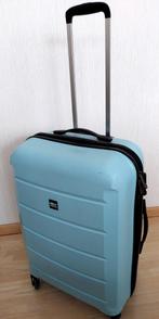 valise airbox aerial armor bleue 4 roues 67cm h. 45cm b., Bijoux, Sacs & Beauté, Enlèvement ou Envoi, Plastique dur, Utilisé, 60 à 70 cm