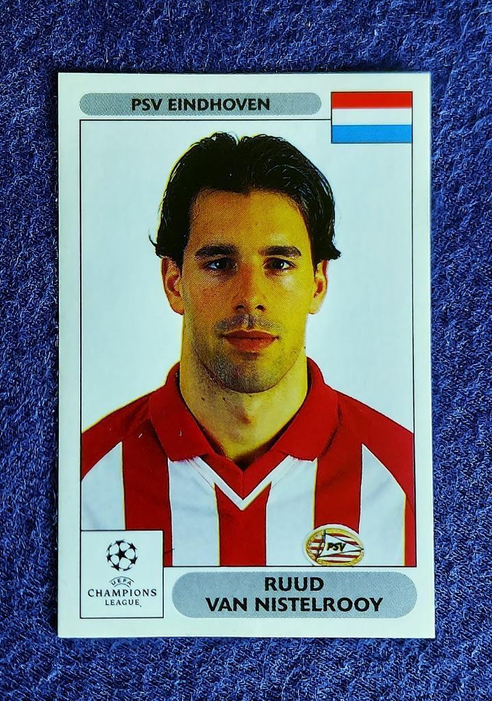 Panini sticker voetbal ' Ch. League 2000 - R. Van Nistelrooy, Hobby en Vrije tijd, Stickers en Plaatjes, Nieuw, Sticker, Ophalen of Verzenden