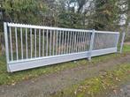 vrijdr. elek. schuifpoort 2025, hoog 1,5 mtr,5,18 doorgang, Enlèvement, Comme neuf, Aluminium, Porte coulissante