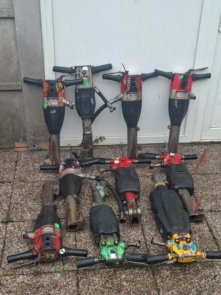 Lot 10 marteau piqueur pneumatiques, Doe-het-zelf en Bouw, Gereedschap | Overige machines