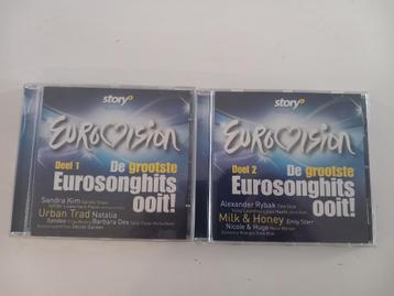 2x CD Eurovision Songfestival Eurosong Hits belpop Disco beschikbaar voor biedingen
