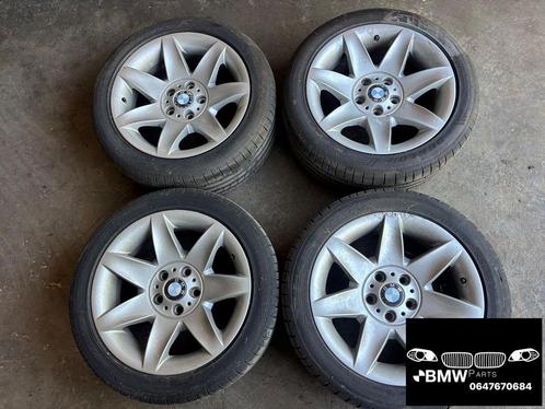 Set 17” style 81 sportvelgen BMW 5-Serie E39 incl reservewie, Auto-onderdelen, Banden en Velgen, Band(en), Zomerbanden, 17 inch