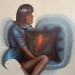 Vintage schilderwerk Mil Antonis., Ophalen