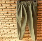 (26) pantalon homme t.XL vert, Comme neuf, Vert, Taille 56/58 (XL), Enlèvement ou Envoi