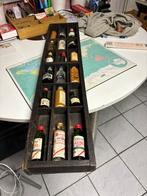 Oude houten kist met ongeopende drank flesjes, Ophalen, Gebruikt