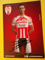 wielerkaart 2019 team corendon dries de bondt signe, Verzenden, Zo goed als nieuw