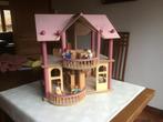 Houten poppenhuis, Kinderen en Baby's, Speelgoed | Poppenhuizen, Ophalen, Gebruikt, Poppenhuis