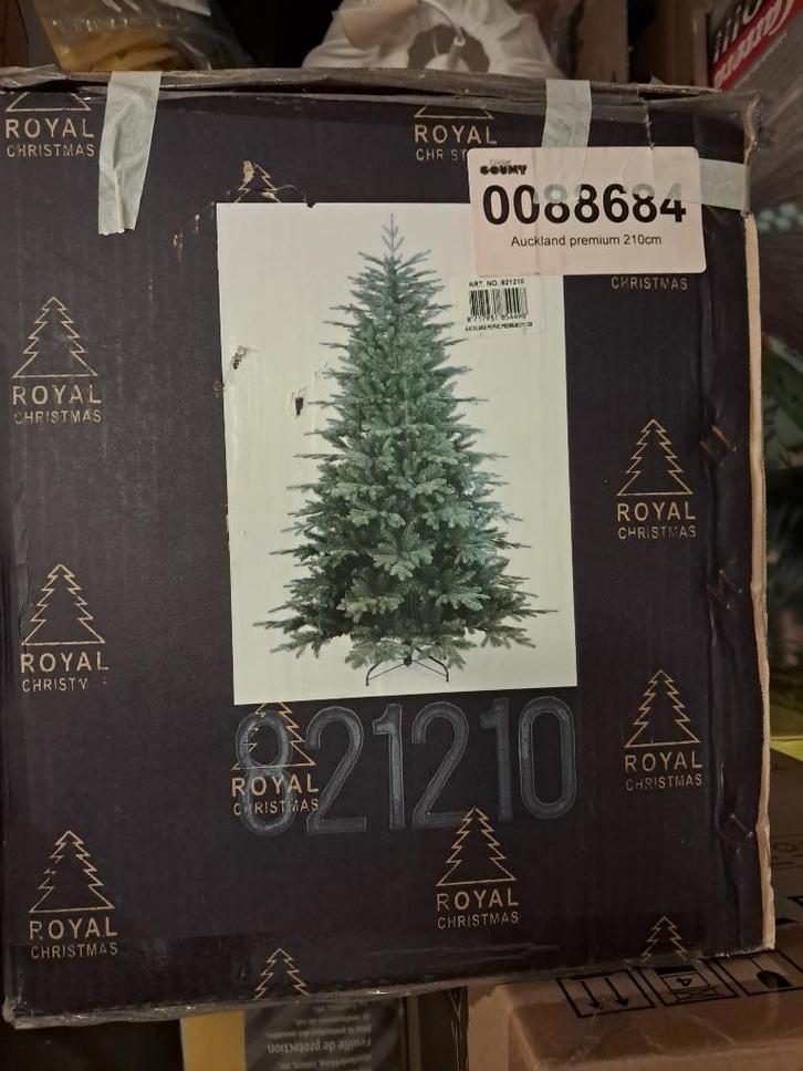 Kunststof kerstboom - 210cm hoog, Diversen, Kerst, Zo goed als nieuw, Ophalen