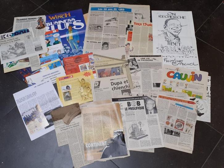 BD de Moor Degotte Graton Tibet Jijé Cauvin Francq Pratt, Verzamelen, Stripfiguren, Gebruikt, Overige typen, Overige figuren, Ophalen of Verzenden