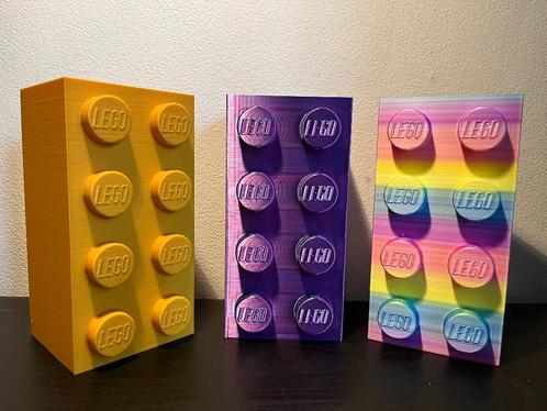 Mooie 3D Geprinte Blok Vaas In LEGO Model, Huis en Inrichting, Woonaccessoires | Vazen, Nieuw, Overige kleuren, Minder dan 50 cm
