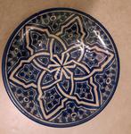 Assiette en céramique marocaine, faite à la main., Enlèvement ou Envoi