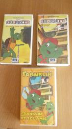 3 x  FRANKLIN  **  K7 VHS / CASSETTE VIDEO -, CD & DVD, Enlèvement ou Envoi, Utilisé, Dessins animés et Film d'animation, Dessin animé