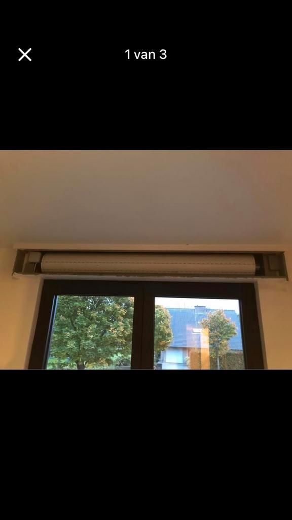 Rolluik met as en motor, Doe-het-zelf en Bouw, Rolluiken, Zo goed als nieuw, Ophalen