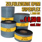 EPDM 1,3mm dik - Zelfklevend 50cm Breed € 8,50m excl., Doe-het-zelf en Bouw, Ophalen, Overige materialen, Nieuw, 15 m² of meer
