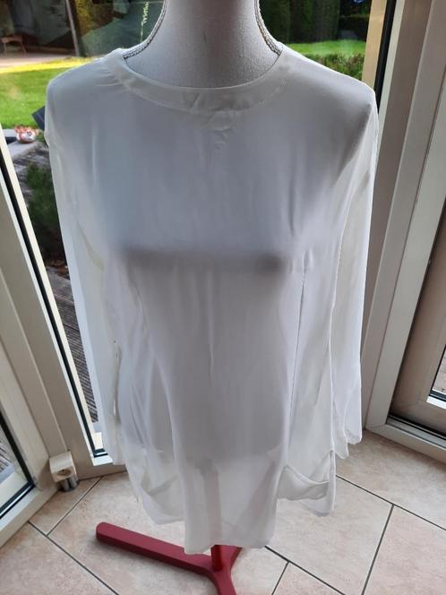 Elegante blouse KYUSO - M/L, Vêtements | Femmes, Blouses & Tuniques, Comme neuf, Taille 38/40 (M), Beige, Enlèvement ou Envoi