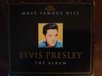 2-CD : ELVIS PRESLEY - MOST FAMOUS HITS : THE ALBUM, Ophalen of Verzenden, Zo goed als nieuw
