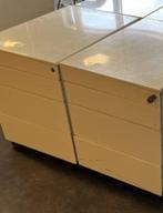 Bureaukastje metaal 2 stuks, Huis en Inrichting, Ophalen, Minder dan 50 cm, Gebruikt, 3 of 4 laden