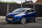 FORD FIESTA 1.0 ECOBOOST 125PK TITANIUM, Auto's, Voorwielaandrijving, Euro 5, Blauw, Leder