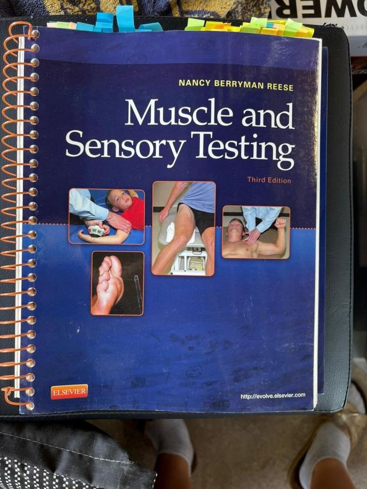 Boek: muscle and sensory testing, Boeken, Studieboeken en Cursussen, Gelezen, Ophalen