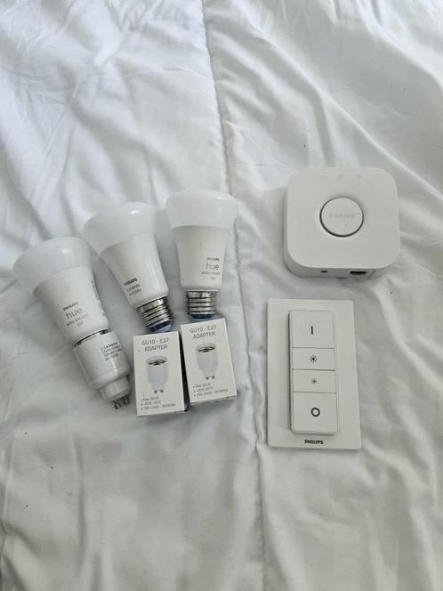 Phillips hue starter kit, Huis en Inrichting, Lampen | Vloerlampen, Zo goed als nieuw, Minder dan 100 cm, Overige materialen, Ophalen