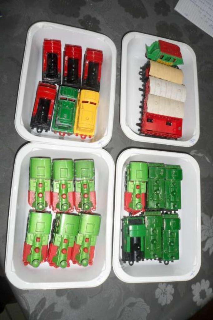 Matchbox en majorette treintjes en wagons, Verzamelen, Spoorwegen en Tram, Gebruikt, Trein, Schaalmodel, Ophalen of Verzenden