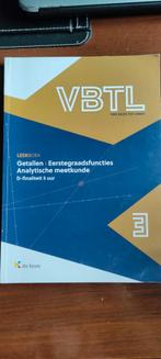 VBTL 3 – leerboek getallen & analytische meetkunde (D – 5 uu, ASO, Wiskunde A, Die keure, Ophalen of Verzenden