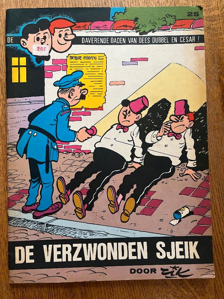 Strip Dees Dubbel en Cesar - De verzwonden sjeik, Verzamelen, Stripfiguren, Verzenden