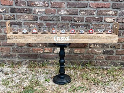 Cristal Alken "meter tulpkes"  (11 verschillende), Verzamelen, Biermerken, Gebruikt, Overige typen, Overige merken, Ophalen of Verzenden