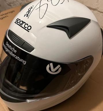 Casque Sparco avec la signature originale de Mick Schumacher