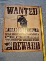 Plaque publicitaire usa wanted dog, Enlèvement ou Envoi, Neuf