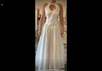 Wit trouwkleed, satijn maat 38/40, Kleding | Dames, Ophalen, Zo goed als nieuw, Wit, Trouwjurk