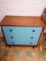 Commode vintage, Maison & Meubles, Armoires | Commodes, 3 ou 4 tiroirs, Enlèvement, Utilisé