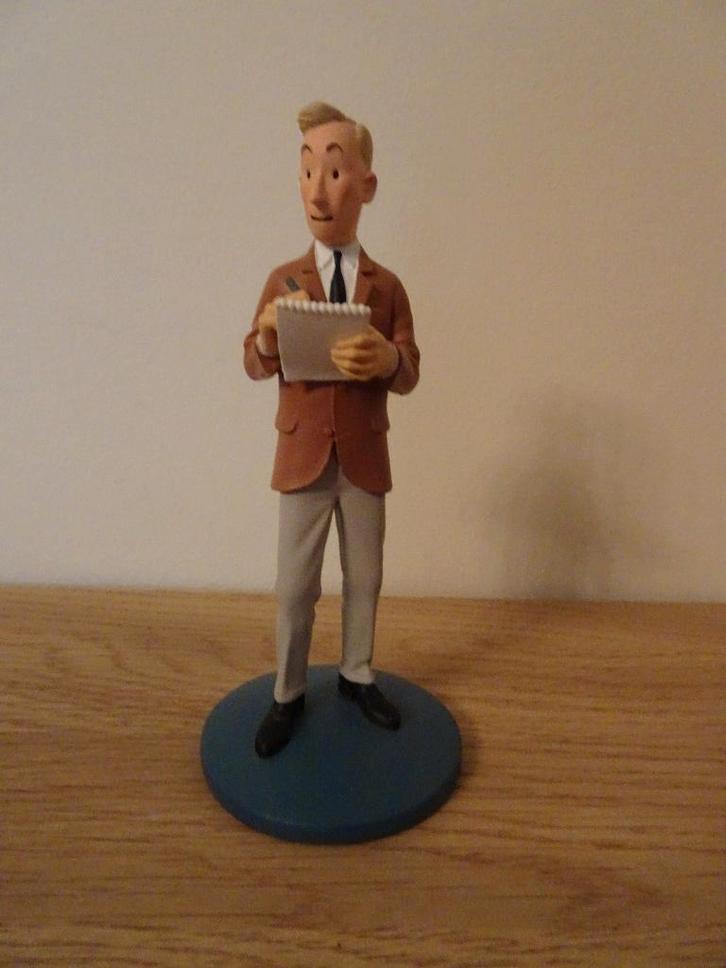 Figurine Tintin au Congo - Hergé reporter, Collections, Personnages de BD, Comme neuf, Statue ou Figurine, Tintin, Enlèvement ou Envoi