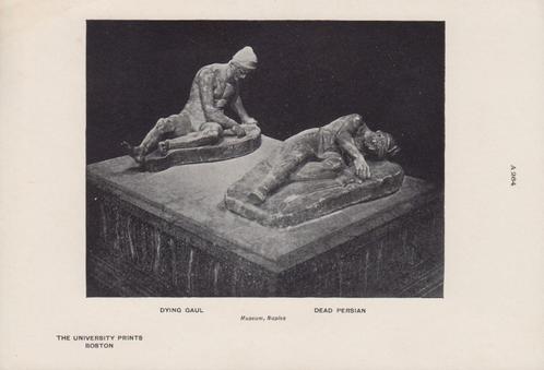Gaulois blessés et Perses morts, Collections, Photos & Gravures, Neuf, Gravure, Autres sujets/thèmes, Avant 1940, Envoi