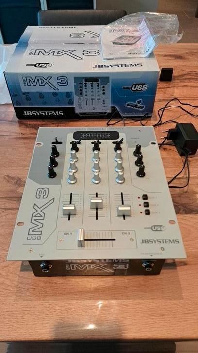 JBsystem USB MX3 Super Conditiemixer, Muziek en Instrumenten, Mengpanelen, Zo goed als nieuw, Ophalen